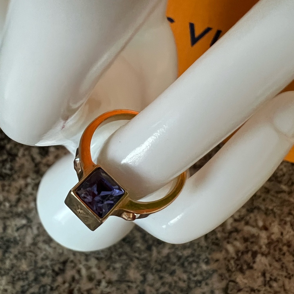 Louis Vuitton Crystal Gamble Ring - Picture 4 of 11